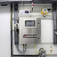 OMA-406过程分析仪和样品系统：测量处理后气体中Cl<sub>2</sub>的测量